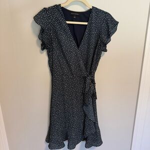 Banana Republic Patterned Wrap Dress